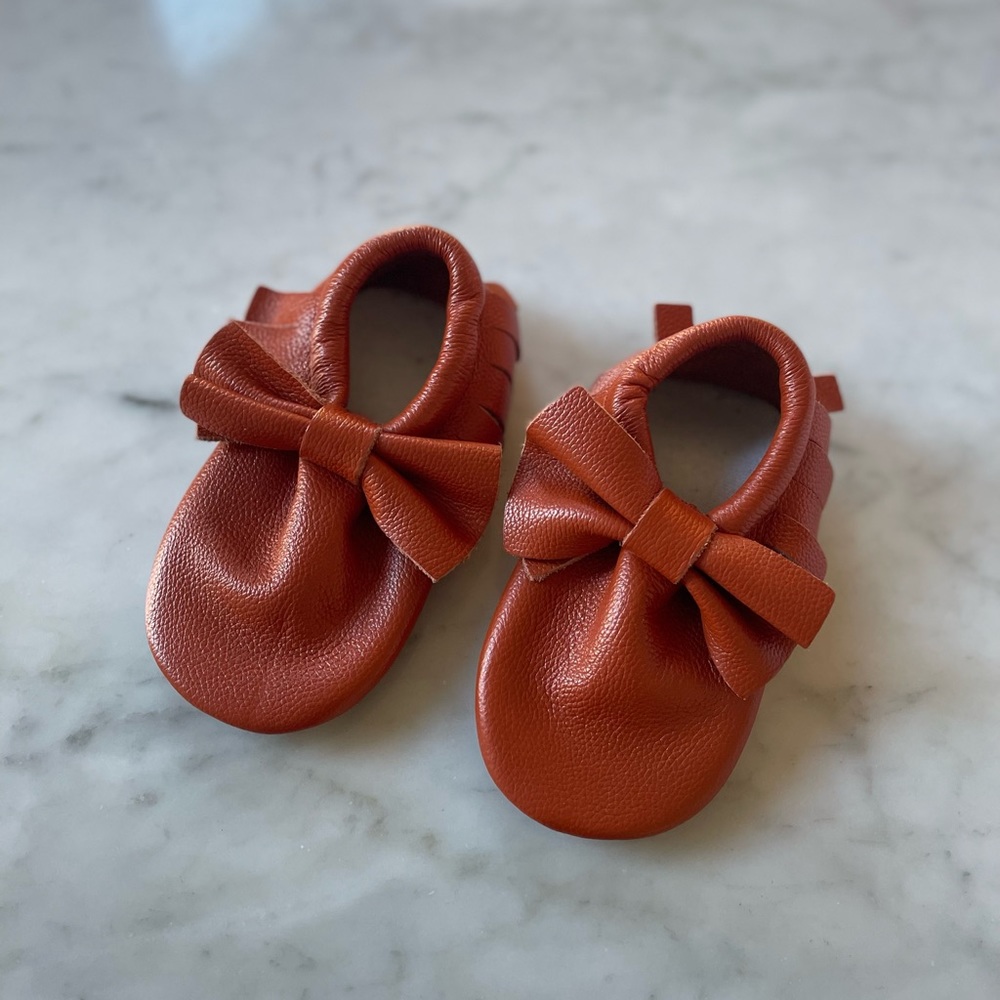 NWOT Leather Baby Shoes/ Moccasins